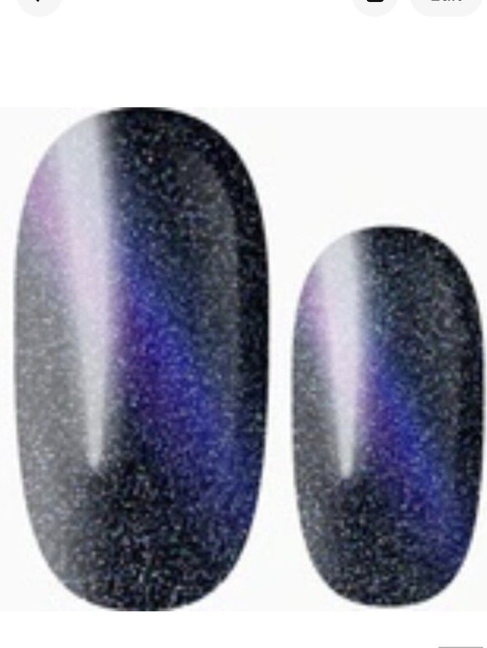 3 for 15 - LILY & FOX - SPARKS IN THE NIGHT Nail Stickers Wrap Strips Glitter